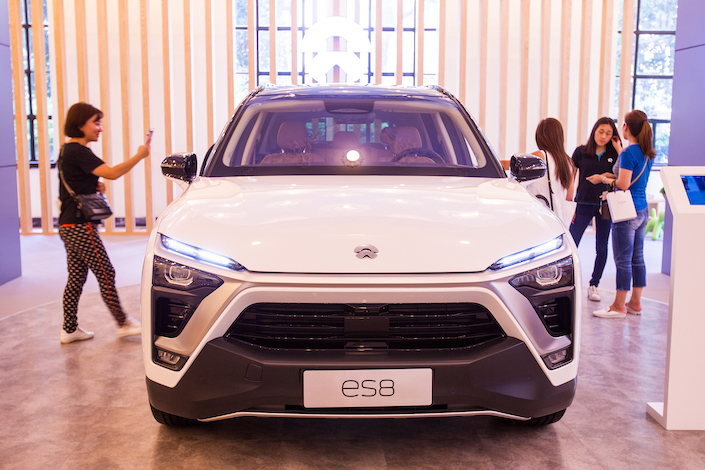 Nio faces shareholder suits in U.S. alleging misleading disclosures on Shanghai factory and on impact of shrinking EV subsidies. Photo: VCG