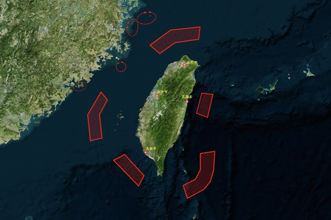 A PLA spokesperson said the drills serve as a strong punishment for the separatist acts of “Taiwan independence” forces. Photo: Eastern Theater Command