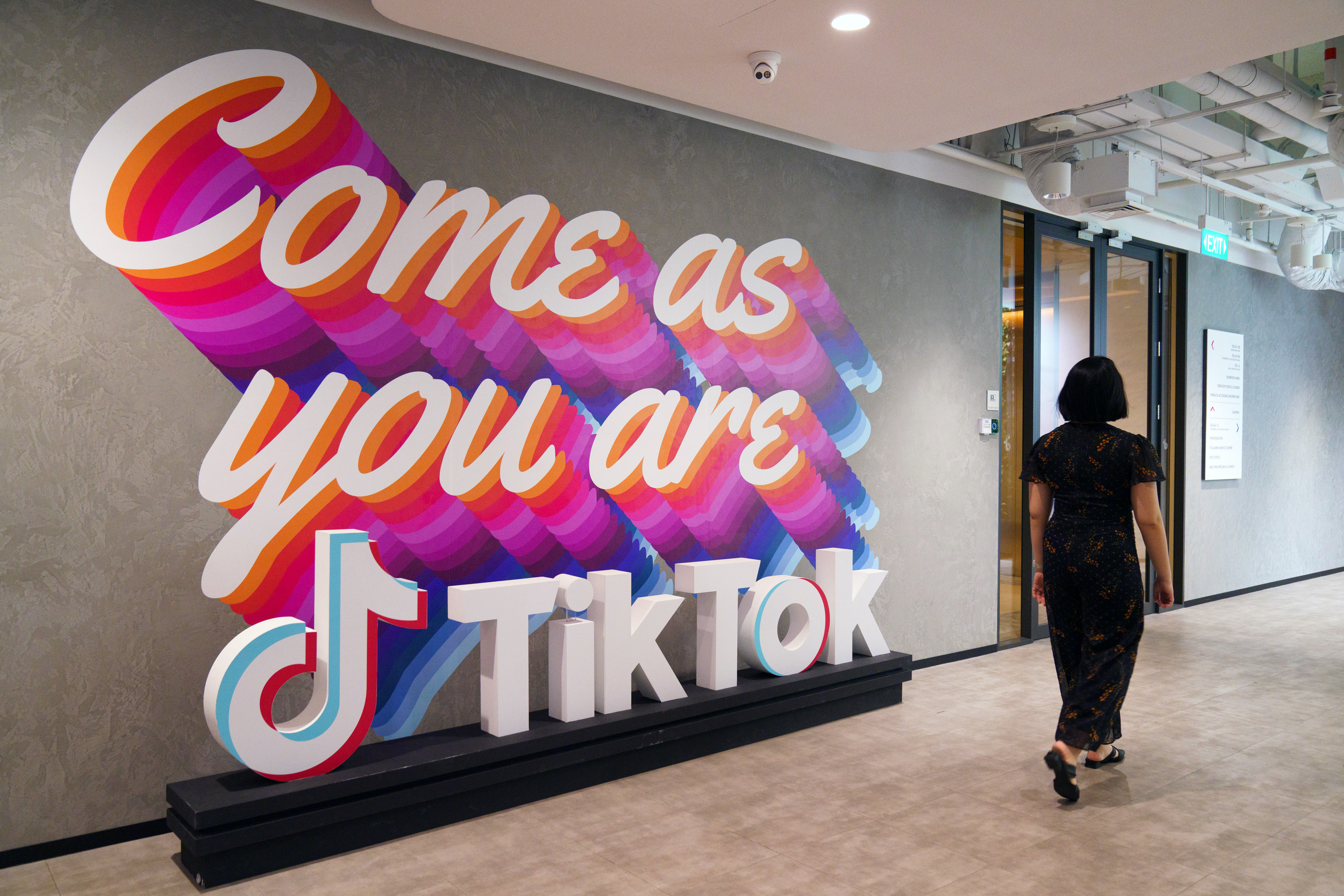 Inside a TikTok Inc. office in Singapore in 2023. Photo: Bloomberg